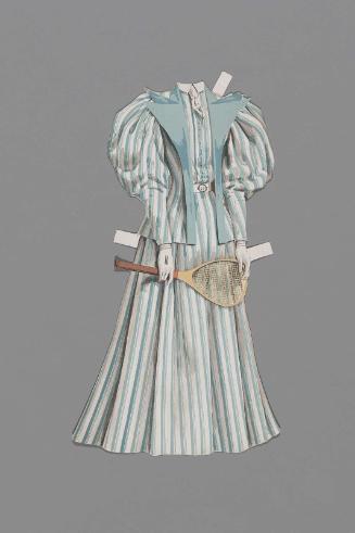 Dress for paper doll