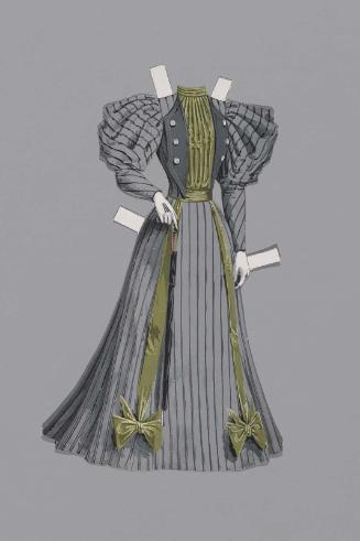 Dress for paper doll