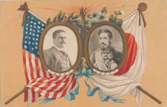 The Portraits of the President of United States and Meiji Emperor