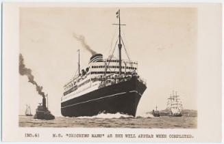 M.S. Chichibu Maru as She Will Appear When Completed, No.6 from the series Building Process of Chichibu Maru