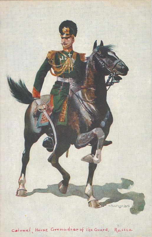 Colonel, Horse Grenadier of the Guard (Russia) from the Series 414D