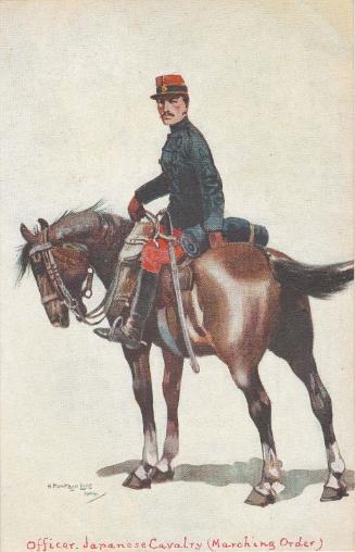 Officer. Japanese Cavalry (Marching Order), C from the Series 414