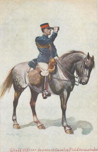 Staff Officer. Japanese Cavalry (Field Service Order), B from the Series 414