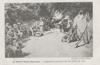 Japanese Camping  in the Gorge of Liao from the series The Russo-Japanese War