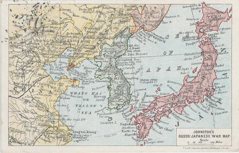 Johnston's Russo-Japanese War Map