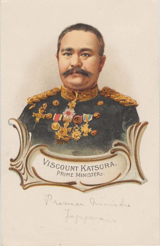 Viscount Katsura- Prime Minister from the "In the Far East" Series 216