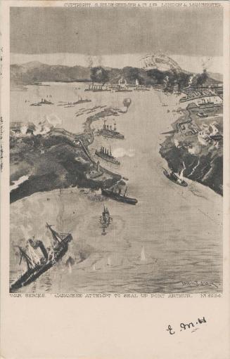 Japanese Attempt to Seal up Port Arthur from War Series, No. 5224