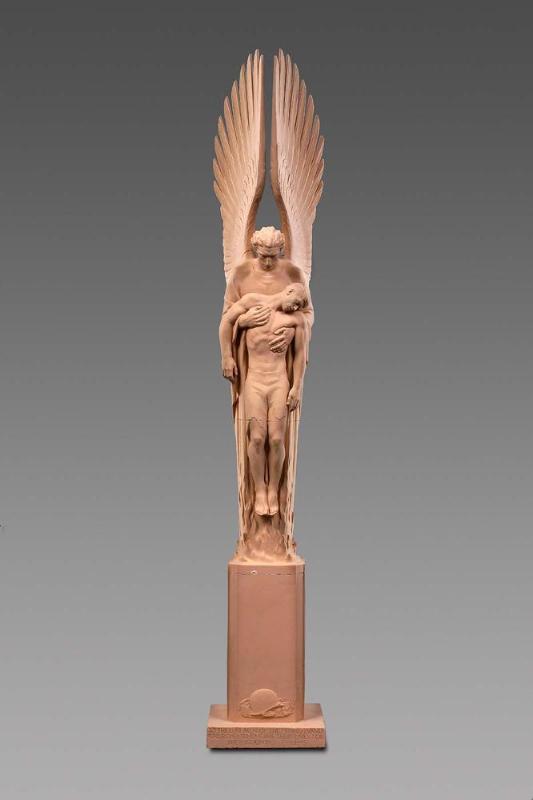 Scale-model for Pennsylvania Railroad War Memorial