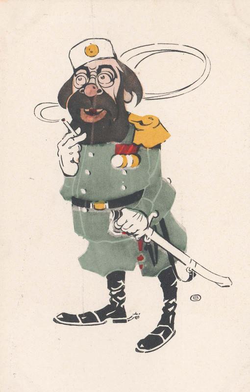 Russian General with Cigarette (from an unidentified series) 2237
