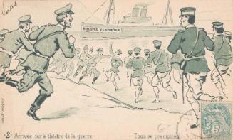 Arrival at the Theater of the War- All in Hurry, No.2 (from an unidentified series)