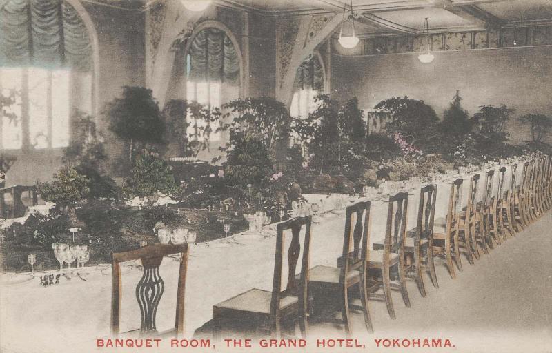 Banquet Room, the Grand Hotel, Yokohama (from an unidentified series)