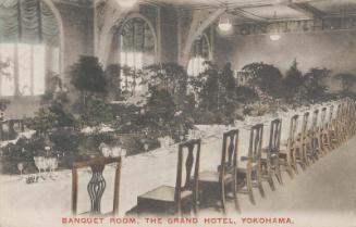Banquet Room, the Grand Hotel, Yokohama (from an unidentified series)