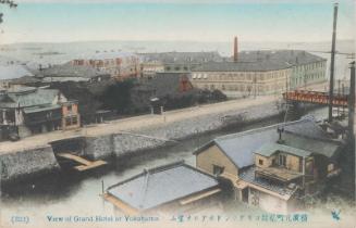 (332) View of Grand Hotel at Yokohama (from an unidentified series)