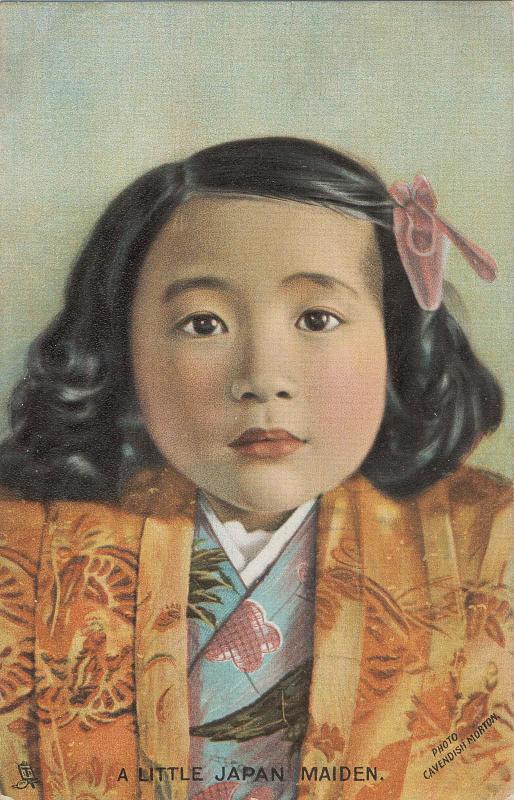 Little Girl; from "Photochrome" Post Card Series 4409 "Young Japan and Friends"