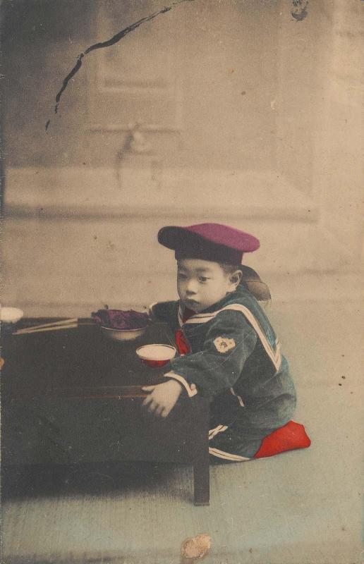 Boy at a Table