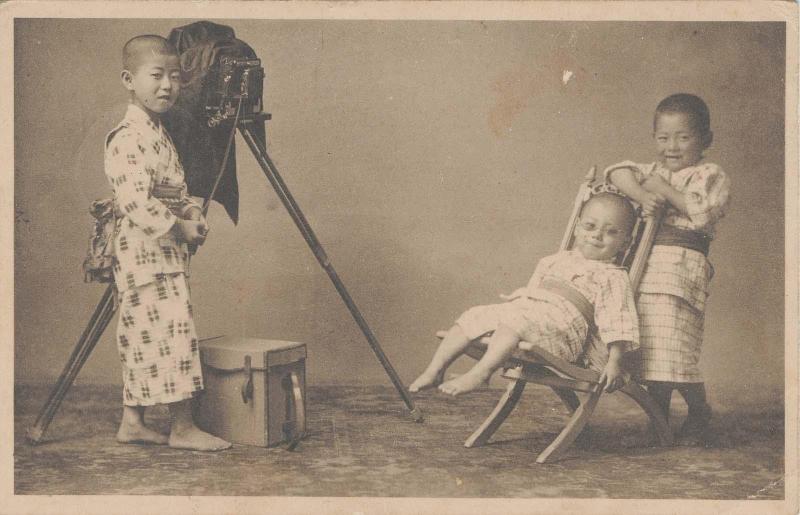 Boys Playing with Camera