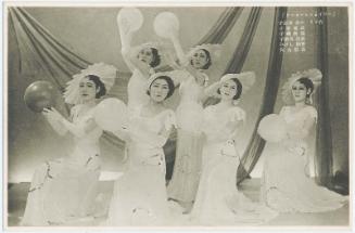 The Play Hawaii-New York : Six Actresses (from an unidentified series) of the Takarazuka Women's Theater