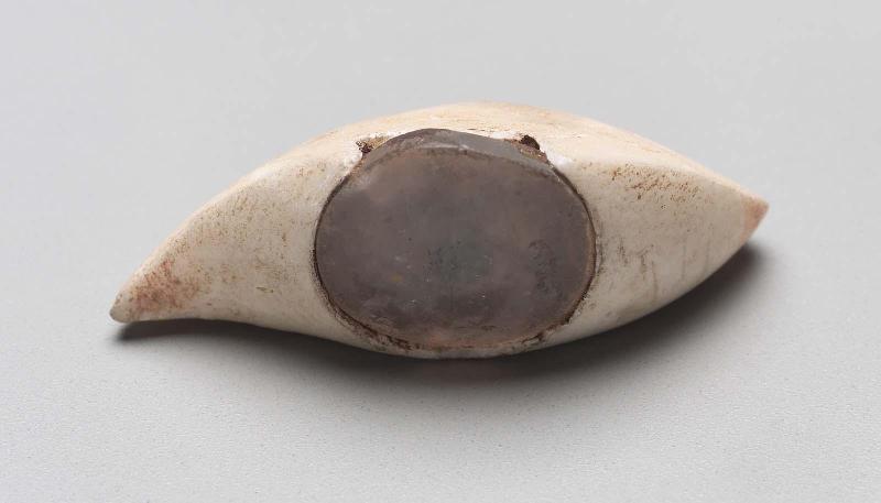 Inlaid eye from statue