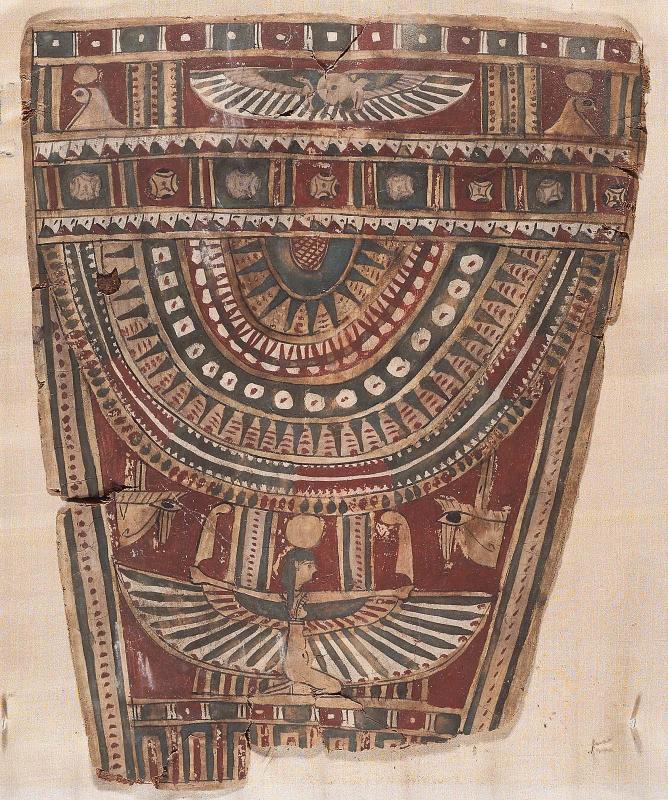 Fragment of a cartonnage mummy cover