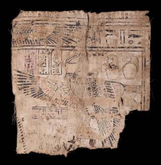 Fragment of mummy linen