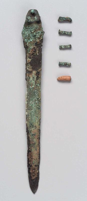 Dagger - blade and rivets