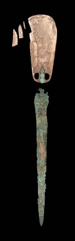 Dagger blade and pommel