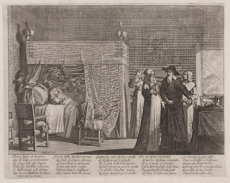 The Rich Man on His Deathbed (The Parable of the Rich Man and Lazarus, Plate 2)