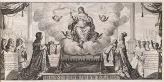 Louis XIII and Anne of Austria Seeking the Blessing of the Virgin for the Dauphin (The Dauphin, Plate 2)