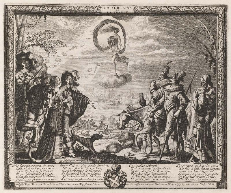 French Troops Defeating the Spanish (The Dauphin, Plate 4)