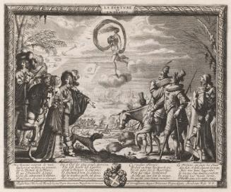 French Troops Defeating the Spanish (The Dauphin, Plate 4)