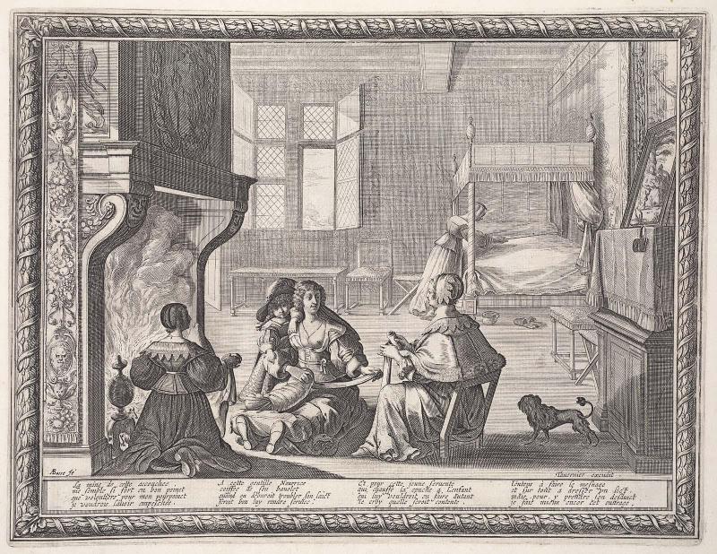 The Visit to the Wet Nurse (Le Mariage à la ville, Plate 6)