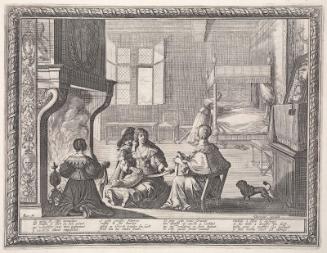 The Visit to the Wet Nurse (Le Mariage à la ville, Plate 6)