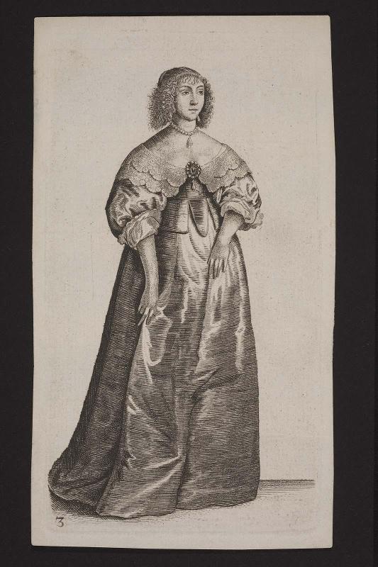 Ornatus Muliebris Anglicanus or the Severall Habits of English Women, from the Nobilitie to the Country Woman, as they are in these times 
(set of 26 plates), plate 3