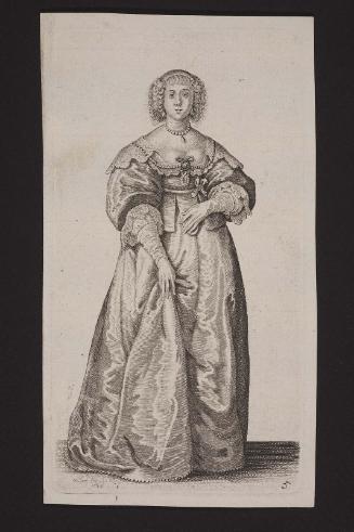 Ornatus Muliebris Anglicanus or the Severall Habits of English Women, from the Nobilitie to the Country Woman, as they are in these times 
(set of 26 plates), plate 5