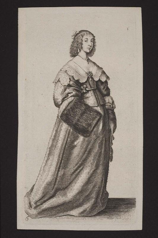 Ornatus Muliebris Anglicanus or the Severall Habits of English Women, from the Nobilitie to the Country Woman, as they are in these times 
(set of 26 plates), plate 6