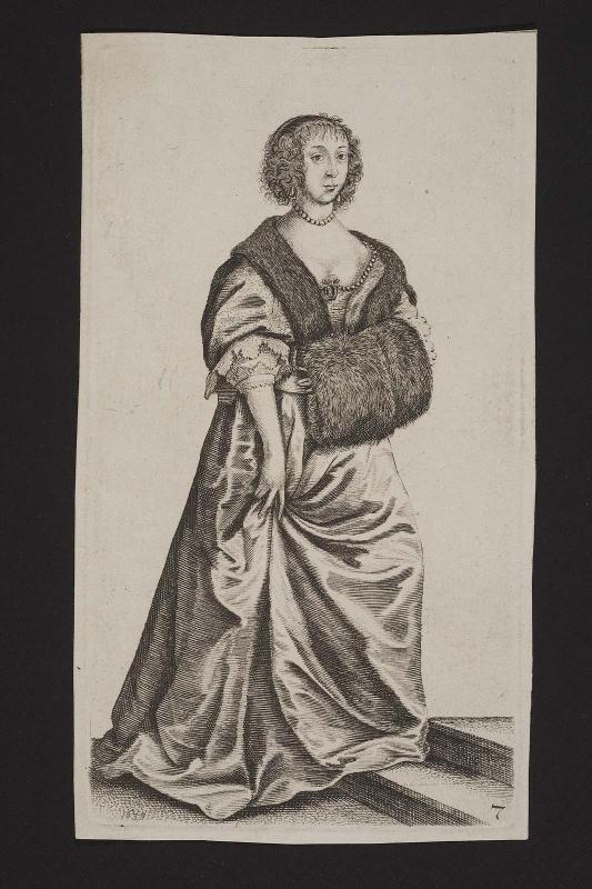 Ornatus Muliebris Anglicanus or the Severall Habits of English Women, from the Nobilitie to the Country Woman, as they are in these times 
(set of 26 plates), plate 7
