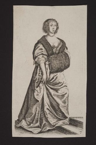 Ornatus Muliebris Anglicanus or the Severall Habits of English Women, from the Nobilitie to the Country Woman, as they are in these times 
(set of 26 plates), plate 7