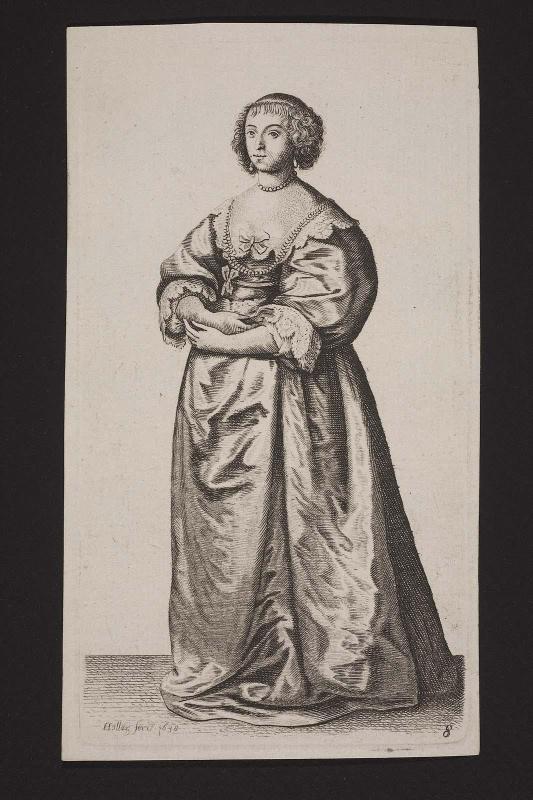 Ornatus Muliebris Anglicanus or the Severall Habits of English Women, from the Nobilitie to the Country Woman, as they are in these times 
(set of 26 plates), plate 8