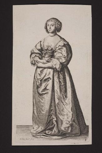 Ornatus Muliebris Anglicanus or the Severall Habits of English Women, from the Nobilitie to the Country Woman, as they are in these times 
(set of 26 plates), plate 8