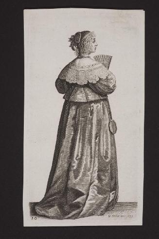 Ornatus Muliebris Anglicanus or the Severall Habits of English Women, from the Nobilitie to the Country Woman, as they are in these times 
(set of 26 plates), plate 10