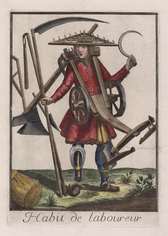 Costumes Grotesques; Habit de Labourer (ploughman)