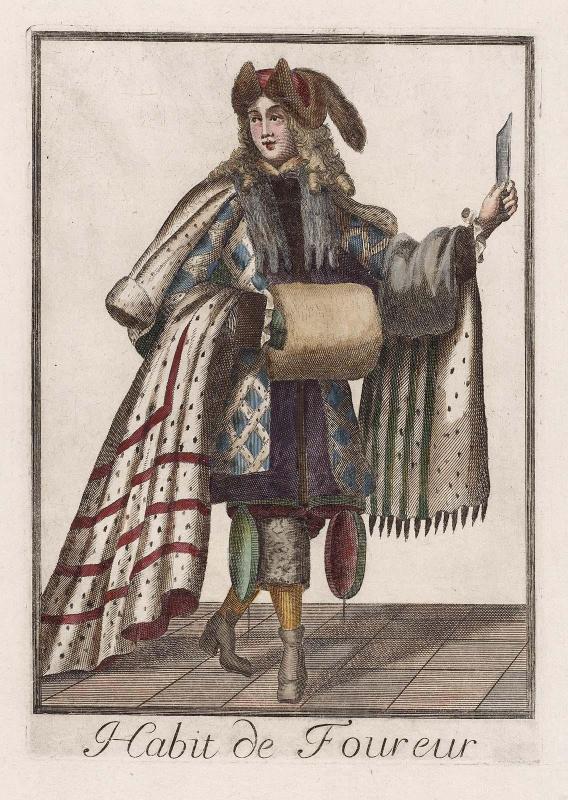 Costumes Grotesques; Habit de Foureur (furrier)