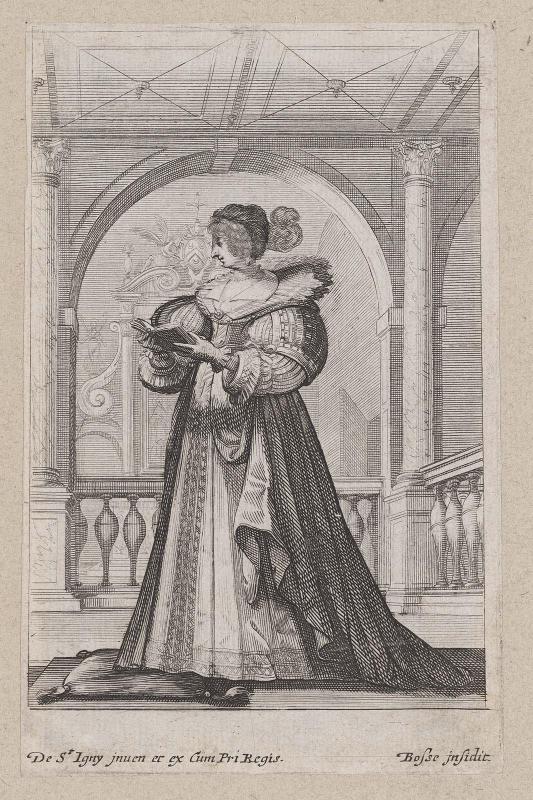 La Noblesse françoise à l'église (set of 13 plates), plate 3