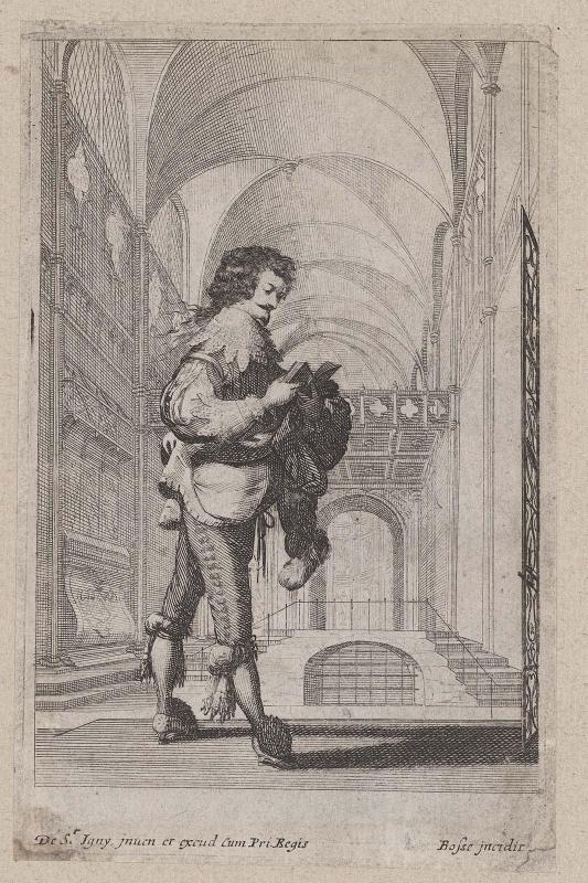 La Noblesse françoise à l'église (set of 13 plates), plate 4