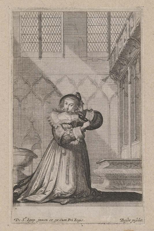 La Noblesse françoise à l'église (set of 13 plates), plate 5