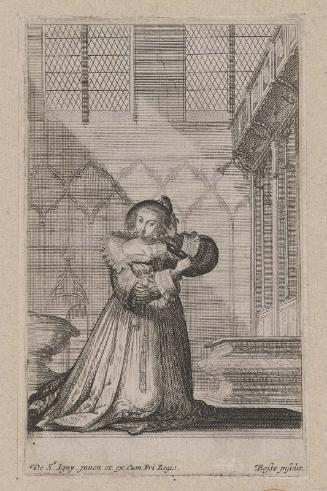 La Noblesse françoise à l'église (set of 13 plates), plate 5