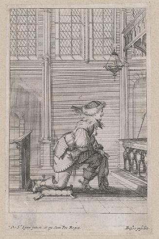 La Noblesse françoise à l'église (set of 13 plates), plate 10