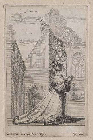 La Noblesse françoise à l'église (set of 13 plates), plate 11