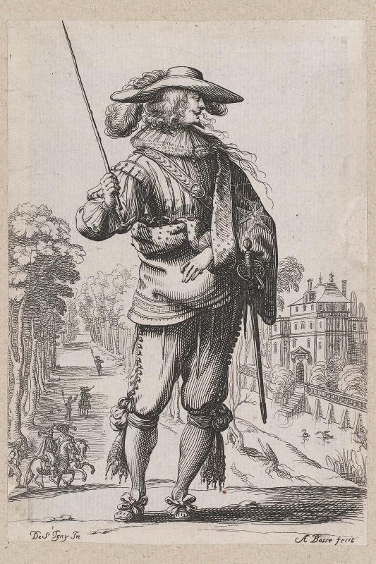 Le Jardin de la noblesse française (set of 18 plates), plate 7