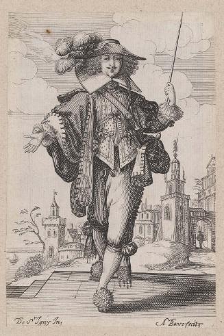 Le Jardin de la noblesse française (set of 18 plates), plate 8